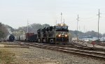 NS 4088 working Glenwood yard